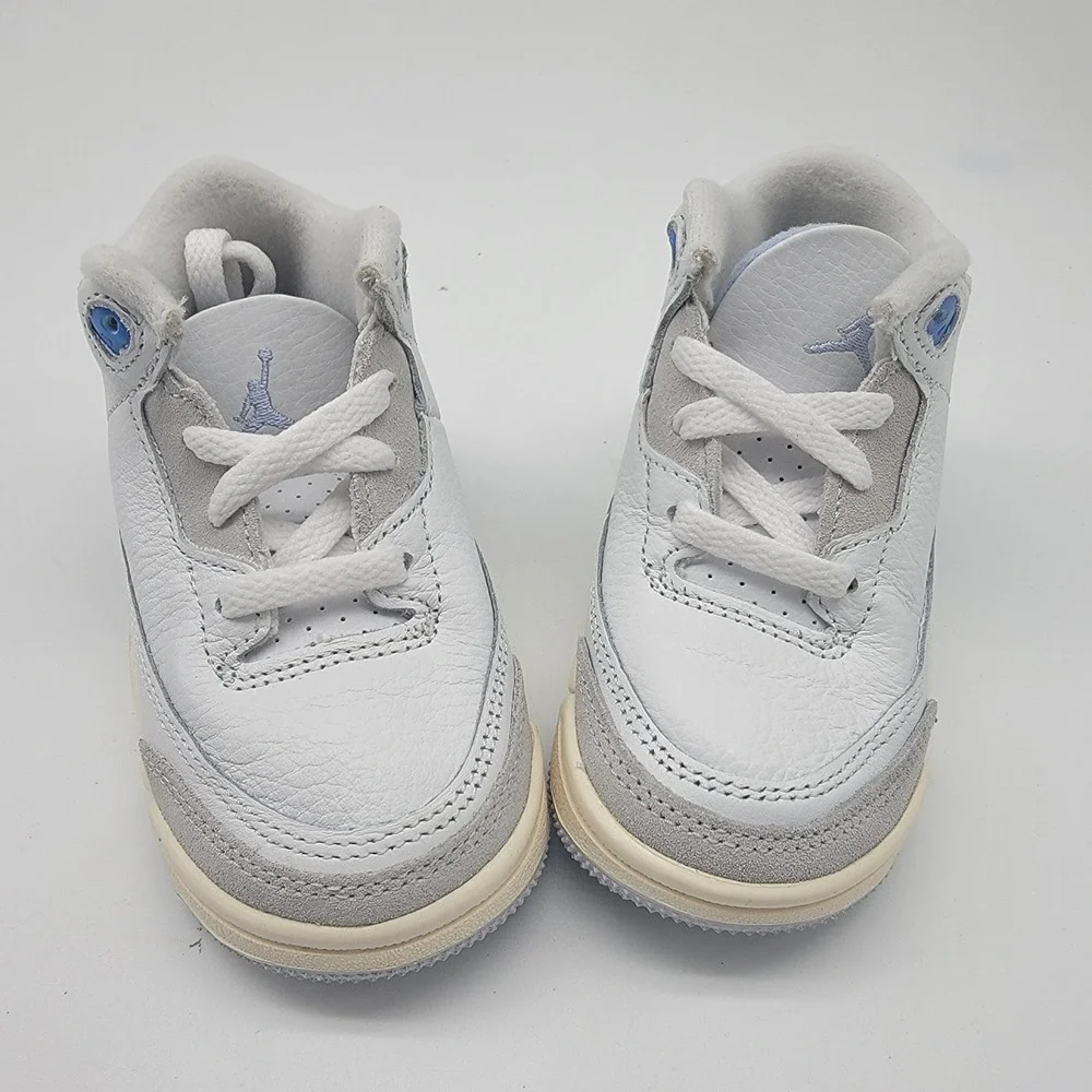 Toddler's Jordan 3 Retro Summit White/Hydrgen Blue (DM0968 101) Size 6C NEW!
